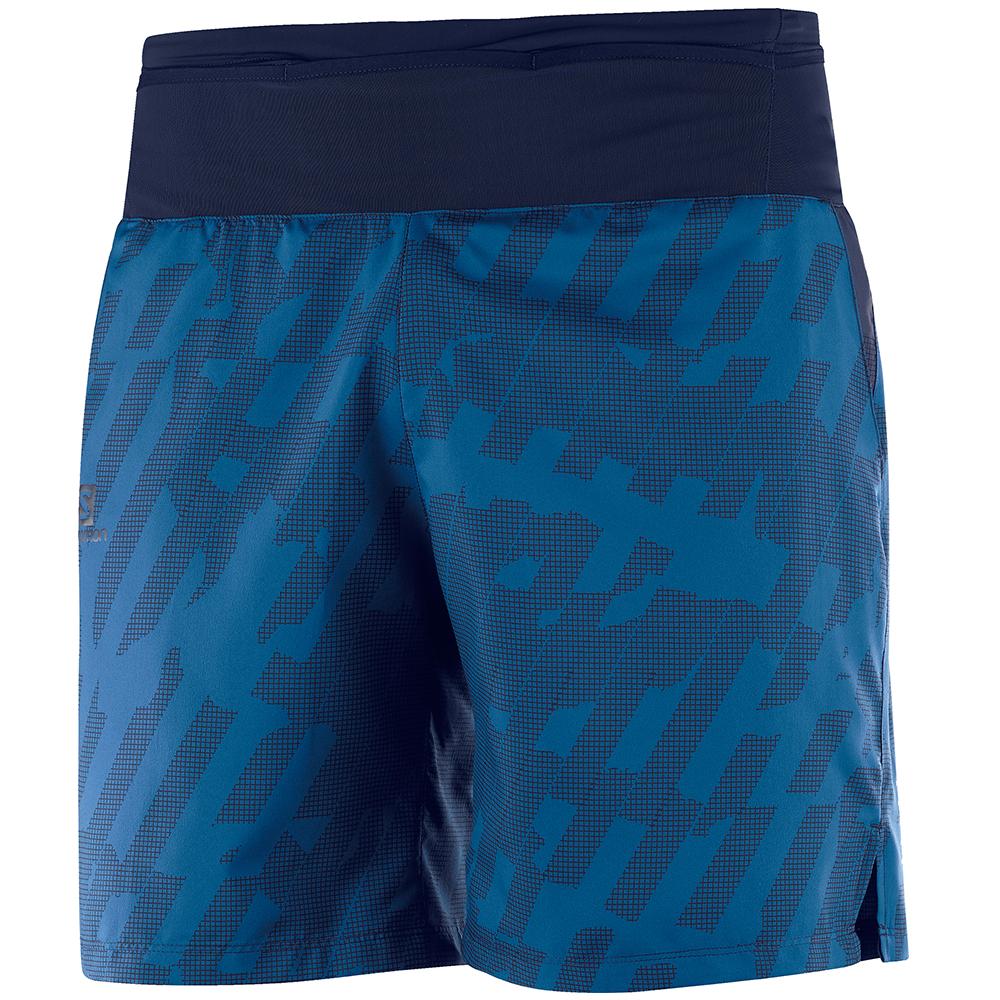 Shorts Salomon Homme Bleu Marine - Salomon XA TRAINING M - France (3784-NDXHR)